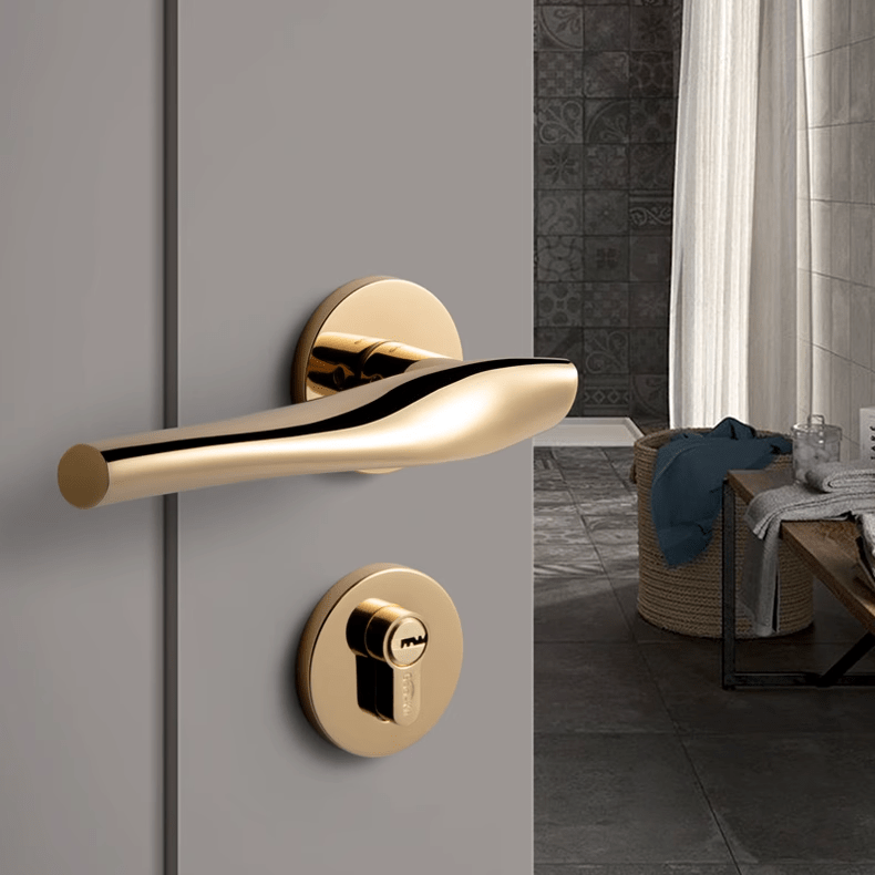 Goo-Ki Nordic Modern Door Lock Handle Luxury Interior Lock Set Door Hardware