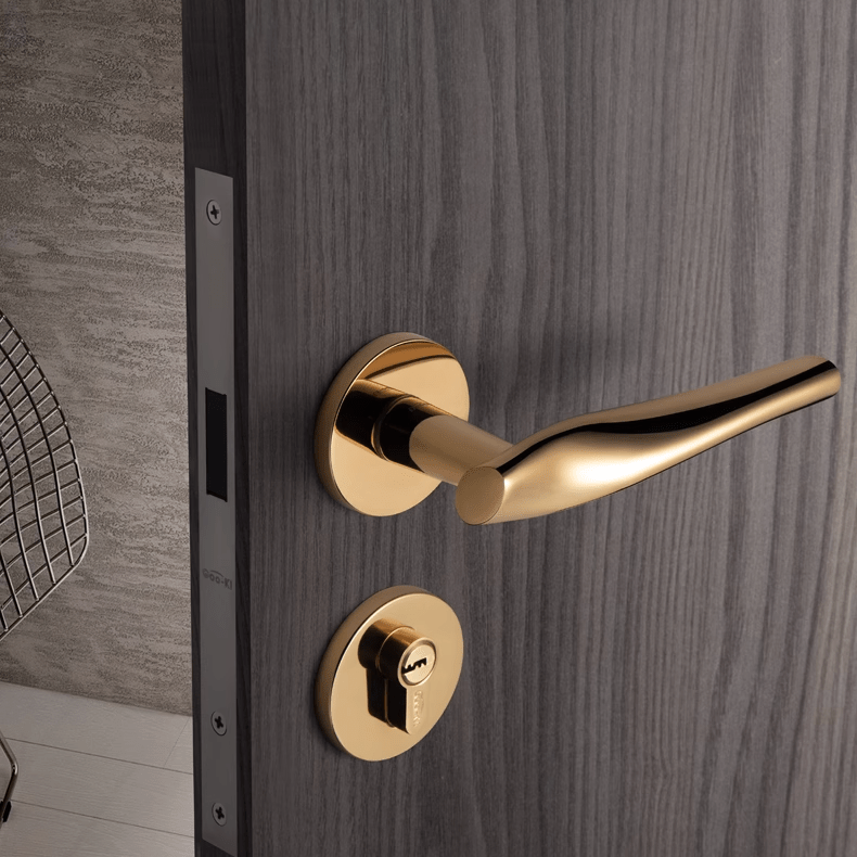 Goo-Ki Nordic Modern Door Lock Handle Luxury Interior Lock Set Door Hardware