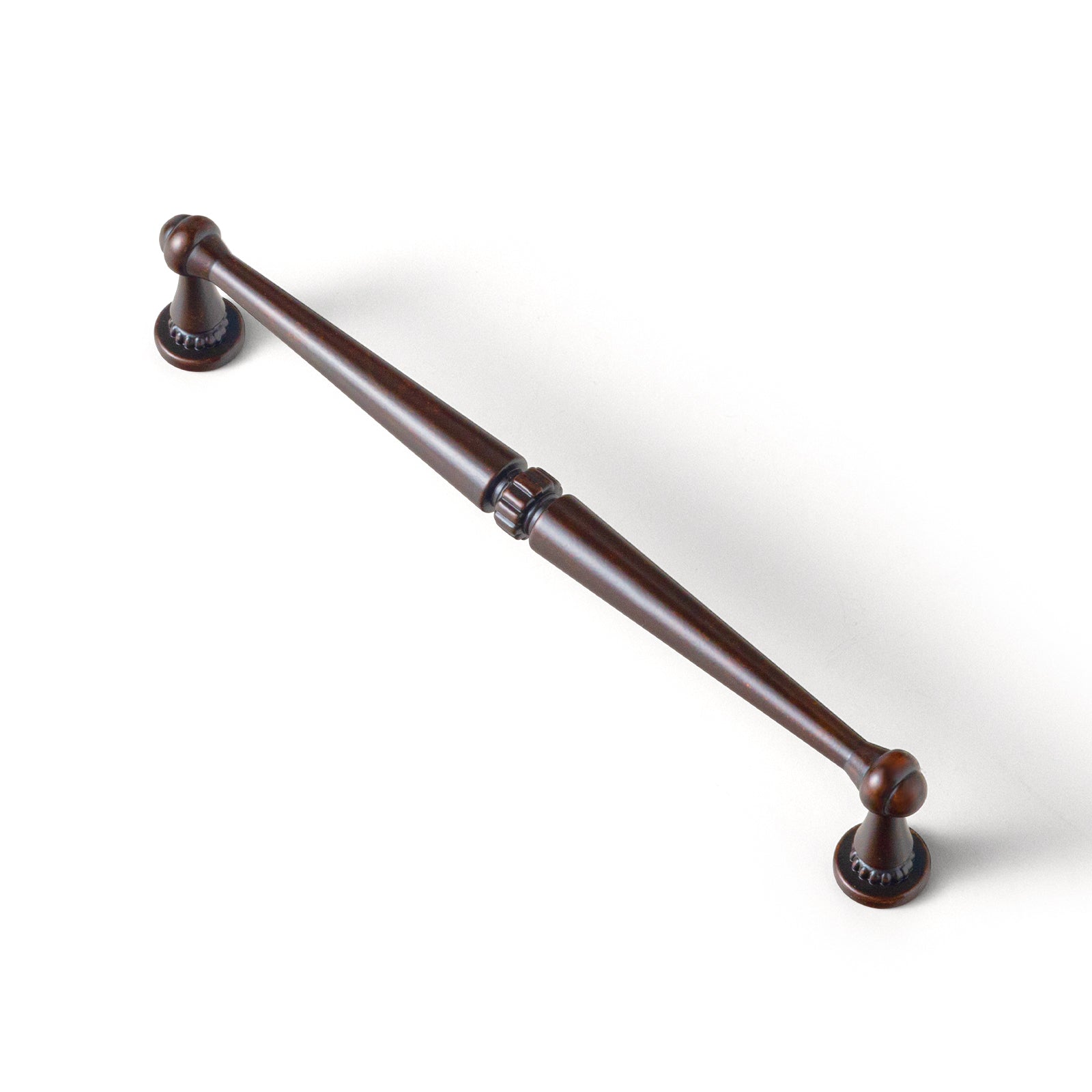 Goo-Ki Oil Copper / 6.3'' Hole Center / 6 Pack Solid Ancient Vintage Retro Bar Pull for Cupboard Dresser Bathroom