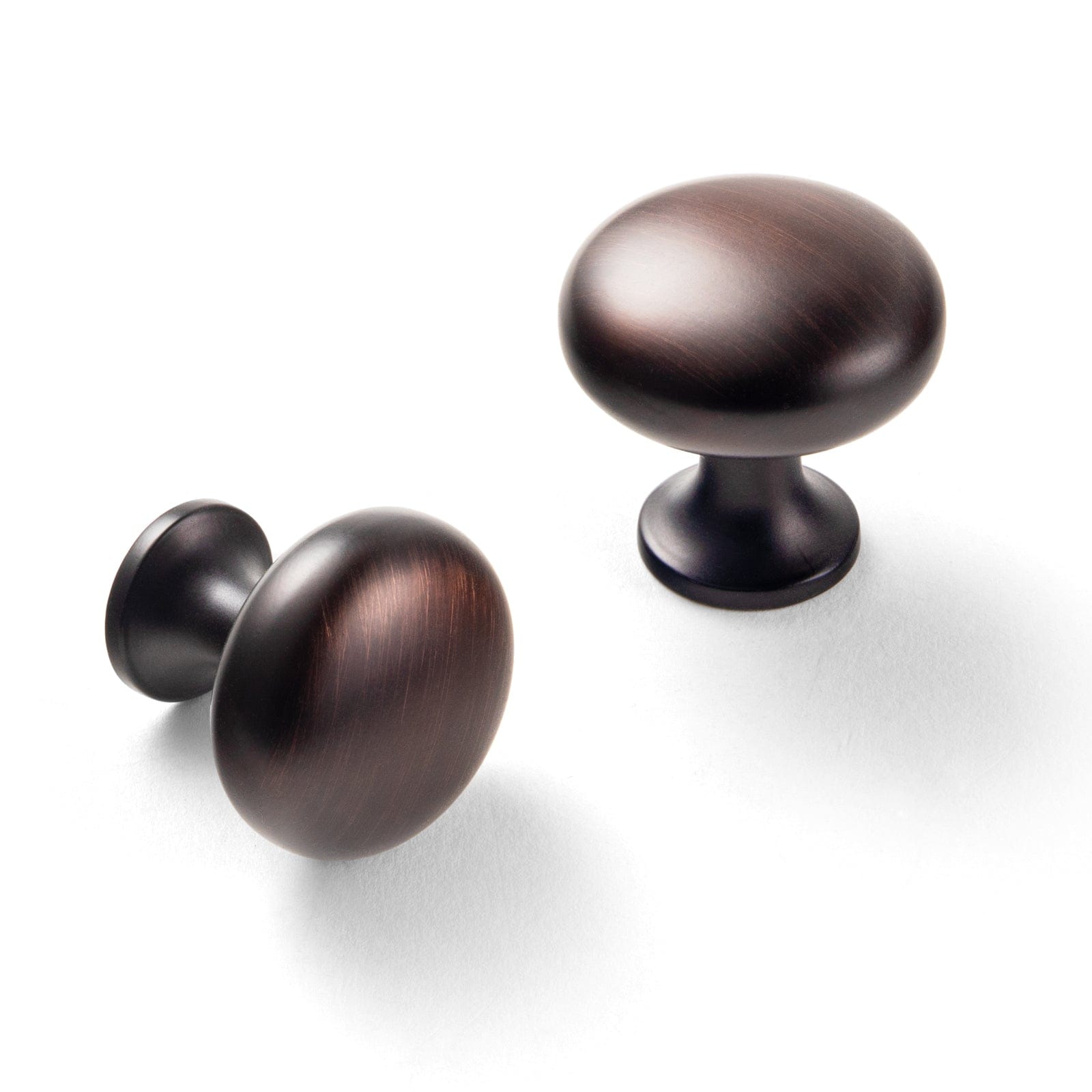 Goo-Ki Oil Rubbed Bronze / 1.5'' Knob / 6 Pack Multi-colored Classic Drawer Knob Mushroom Round Cabinet Knob