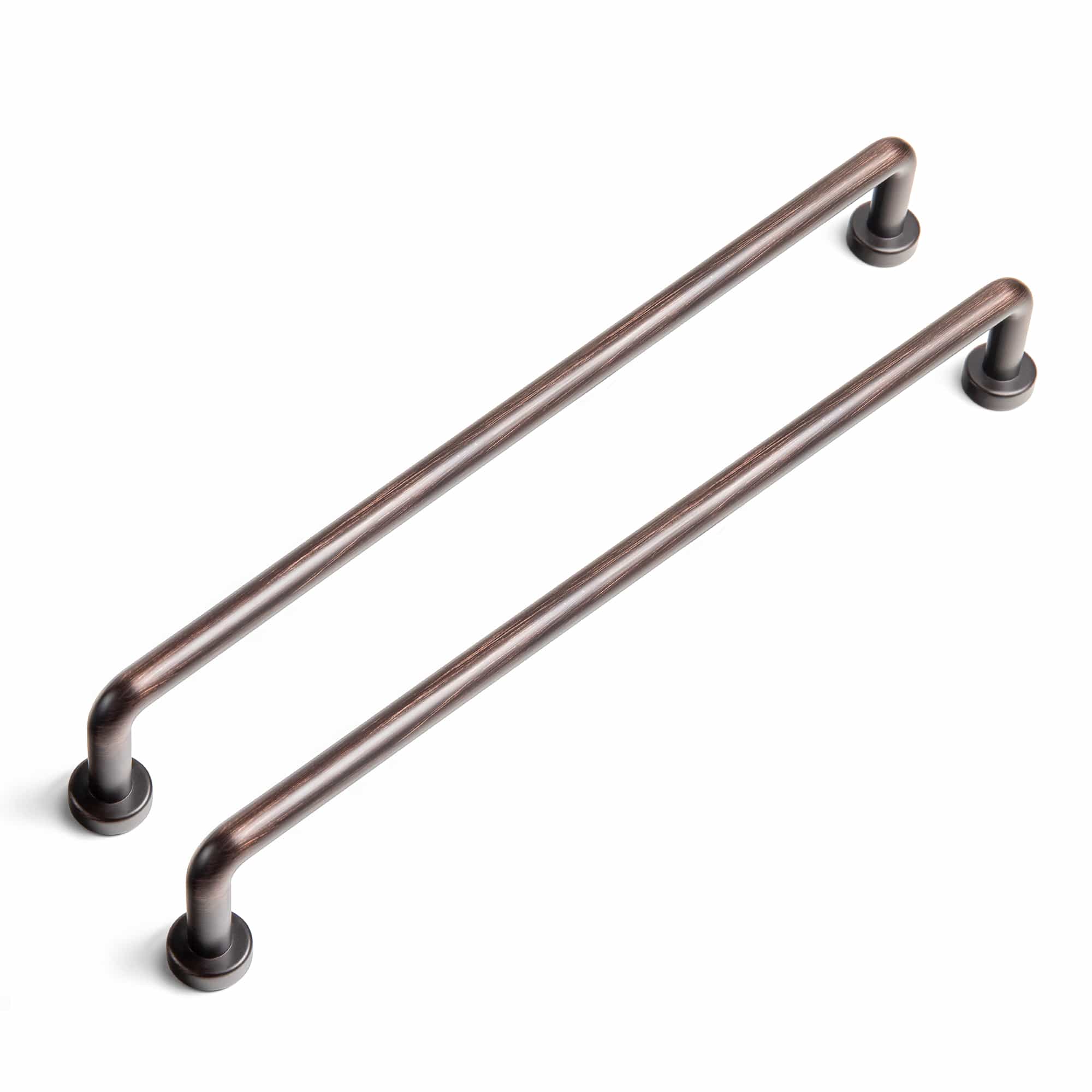 Goo-Ki Oil Rubbed Bronze / 7.6'' Hole Center / 6 Pack Antique Rustic Vintage Cabinet Bar Pulls Decorative Drawer Handles