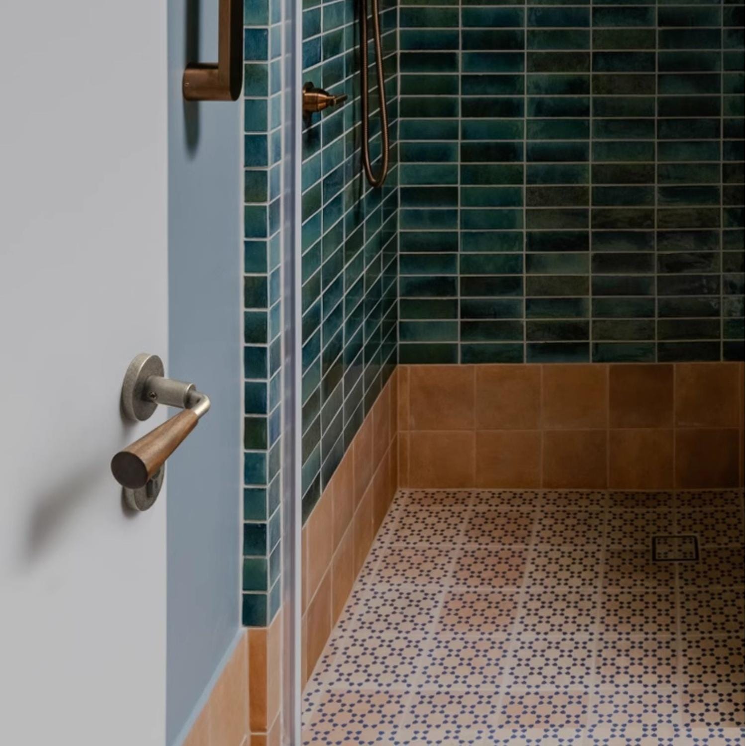 Goo-Ki Original Design Retro Style Magnetic Bedroom Door Lock Black Walnut Vintage Wooden Door Lock