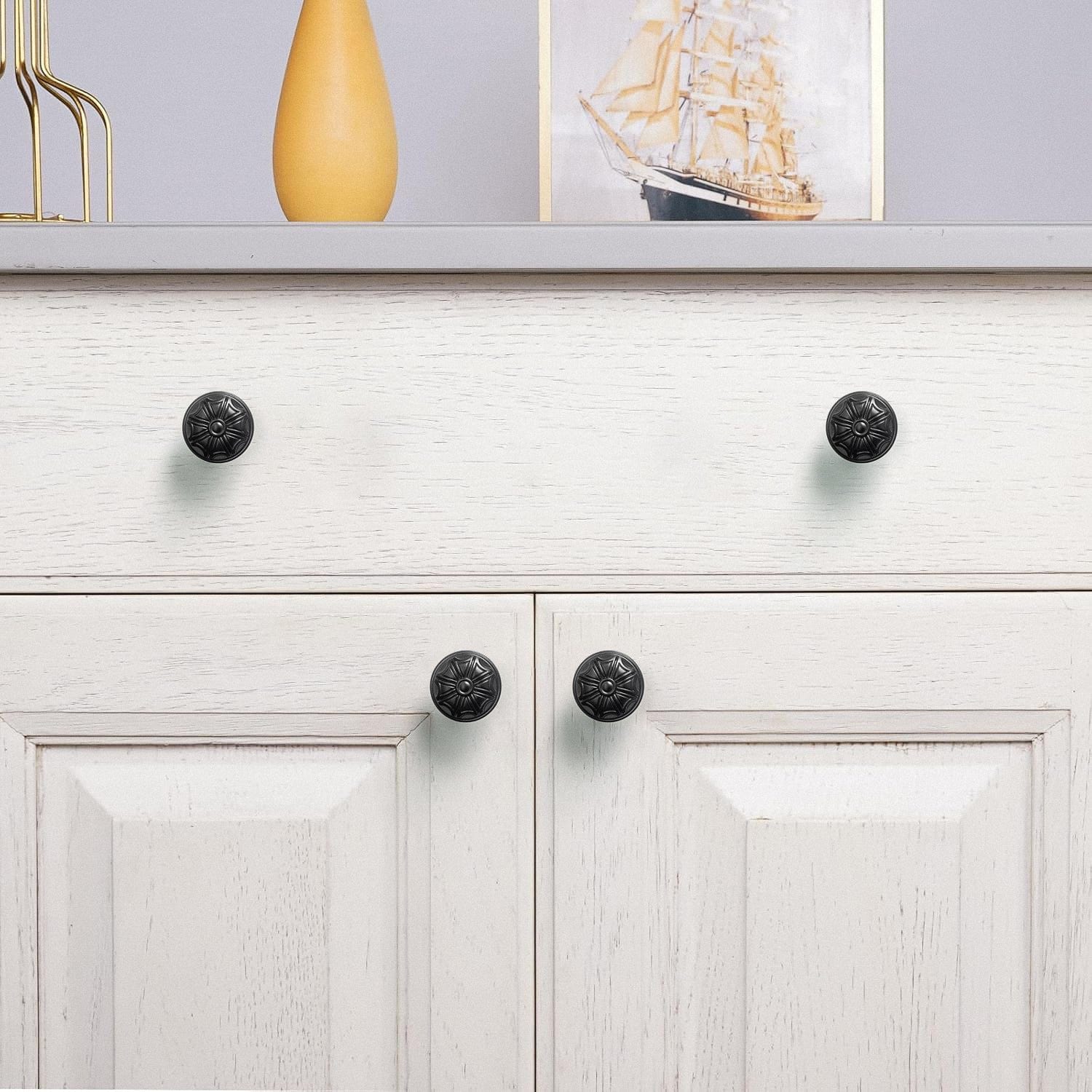 Goo-Ki Ornate Decorative Drawer Knobs Intricately Design Exquisite Cabinet Knobs