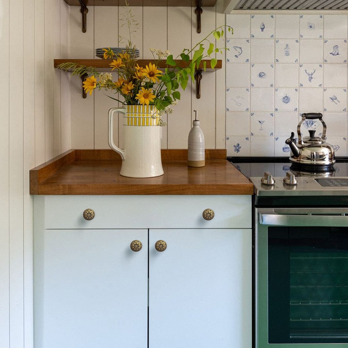 Goo-Ki Ornate Decorative Drawer Knobs Intricately Design Exquisite Cabinet Knobs