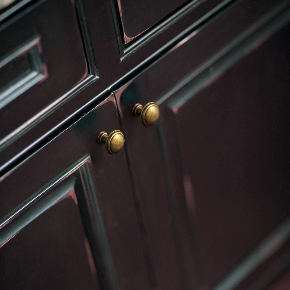 Goo-Ki Ornate Tapered Cabinet Handle with Sculpted Detailing Vintage Hardware for Kitchen