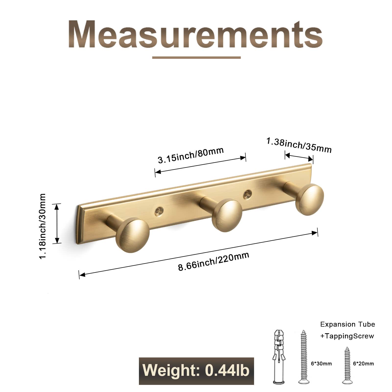 Goo-Ki Ornate Traditional Aged Zinc Alloy Coat Hanger Rail, Wall Mounted Hooks for Coats, Towels & Accessories