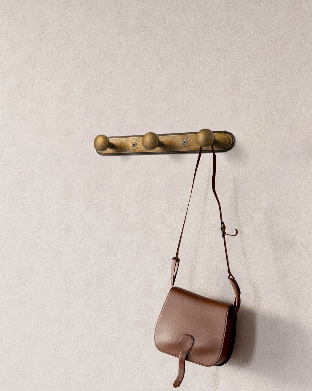 Goo-Ki Ornate Traditional Aged Zinc Alloy Coat Hanger Rail, Wall Mounted Hooks for Coats, Towels & Accessories