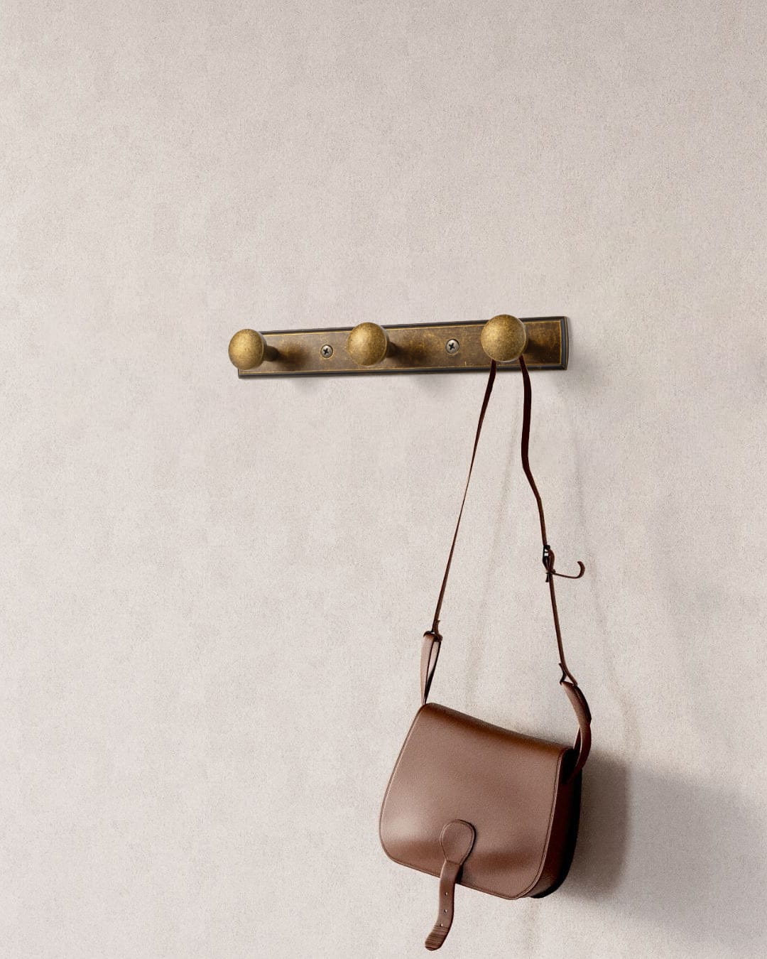 Goo-Ki Ornate Traditional Aged Zinc Alloy Coat Hanger Rail, Wall Mounted Hooks for Coats, Towels & Accessories