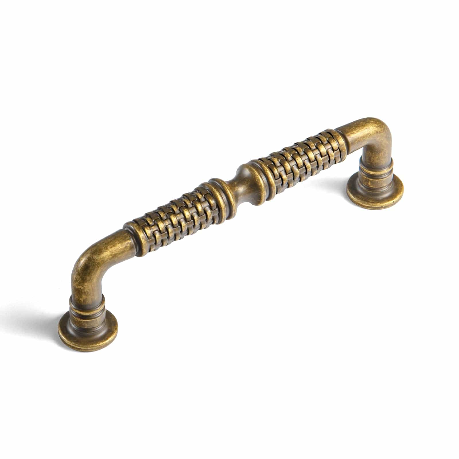 Goo-Ki Ornate Woven Pattern Zinc Alloy Cabinet Knobs & Pulls - Retro Style Hardware for Kitchen Cabinets
