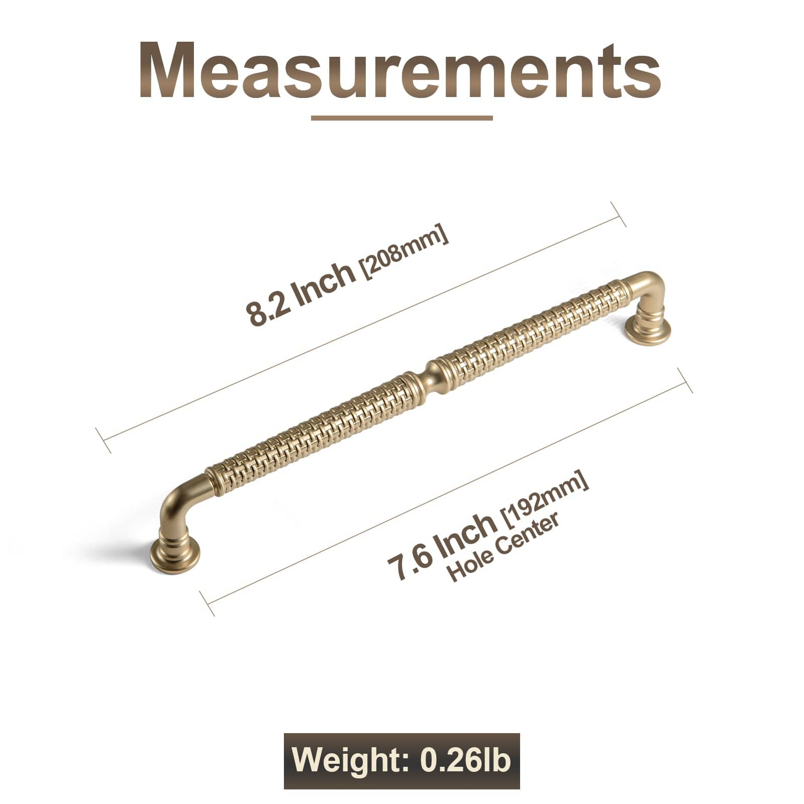 Goo-Ki Ornate Woven Pattern Zinc Alloy Cabinet Knobs & Pulls - Retro Style Hardware for Kitchen Cabinets