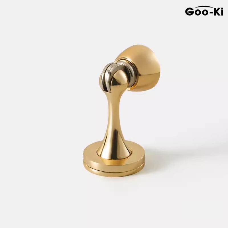 Goo-Ki Polished Gold Anti-collision Door Wall Suction Bathroom Strong Magnetic Door Stopper