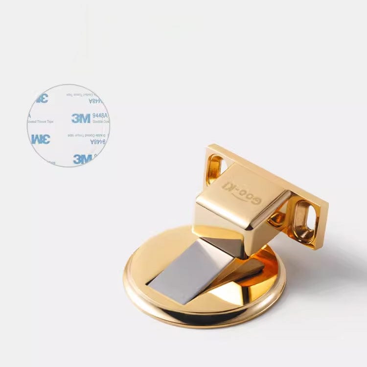 Goo-Ki Polished Gold Strong Windproof Door Suction Invisible Zinc Alloy Door Stopper