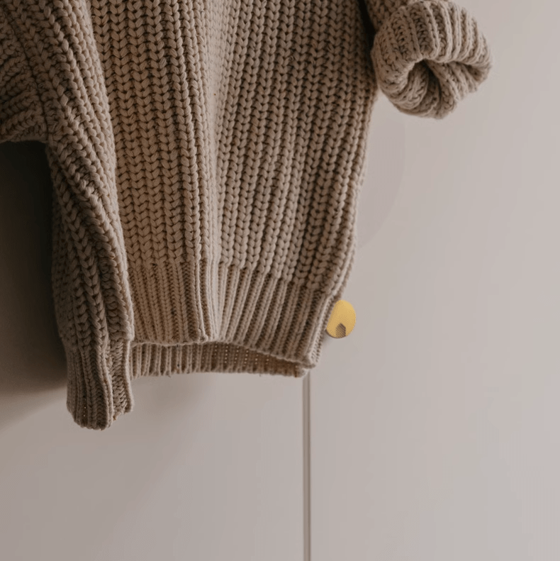 Goo-Ki Pure Copper Brushed Texture Single Hole Cabinet Knob Simple Drawer Handle