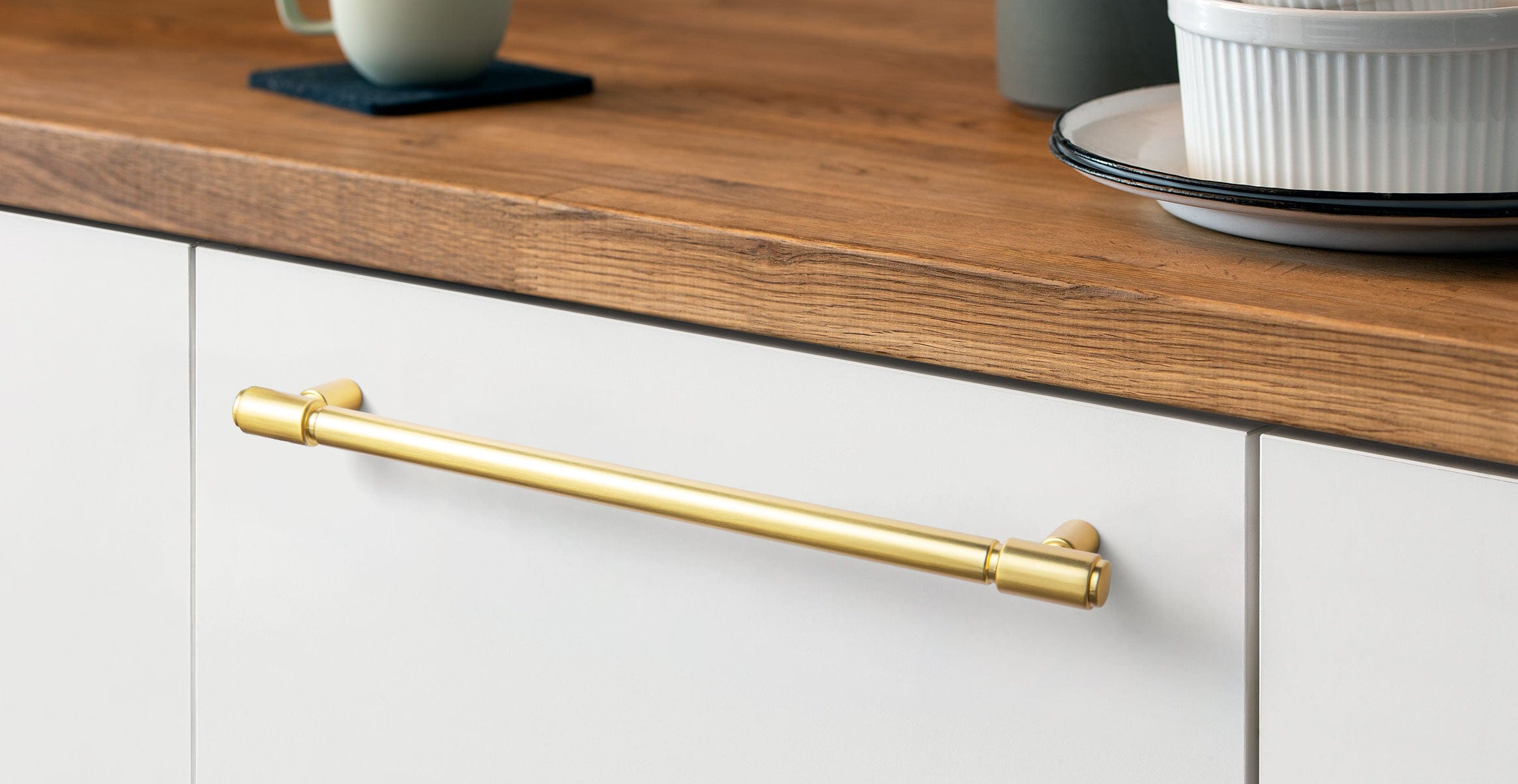 Goo-Ki Retro Bar Handle for Dresser Cupboard Vintage Bronze Ancient Pull