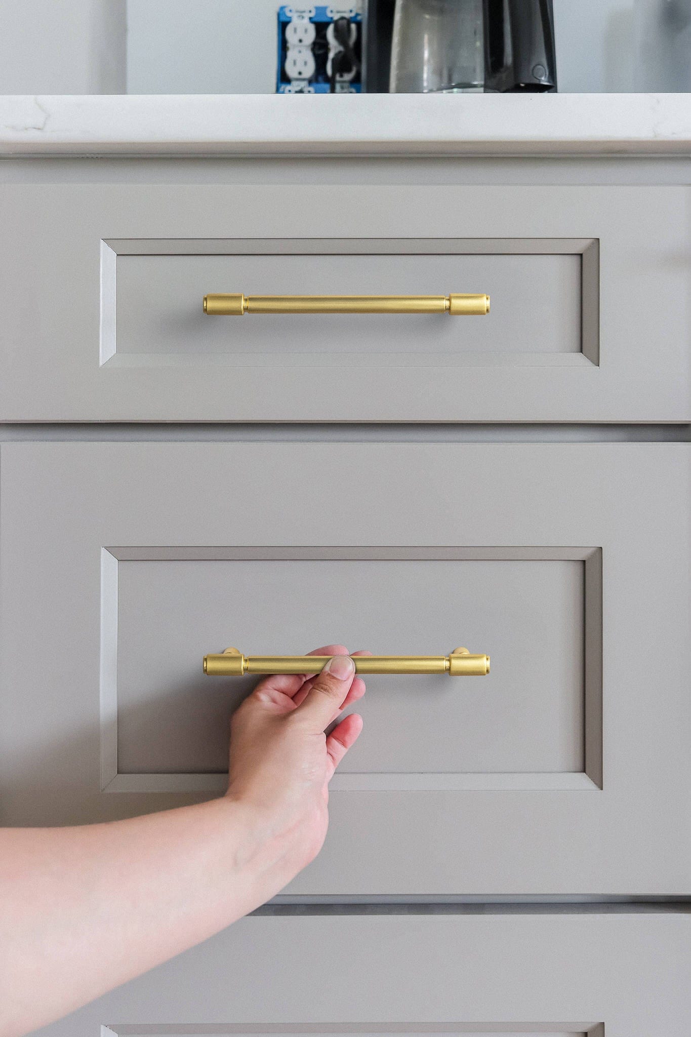 Goo-Ki Retro Bar Handle for Dresser Cupboard Vintage Bronze Ancient Pull