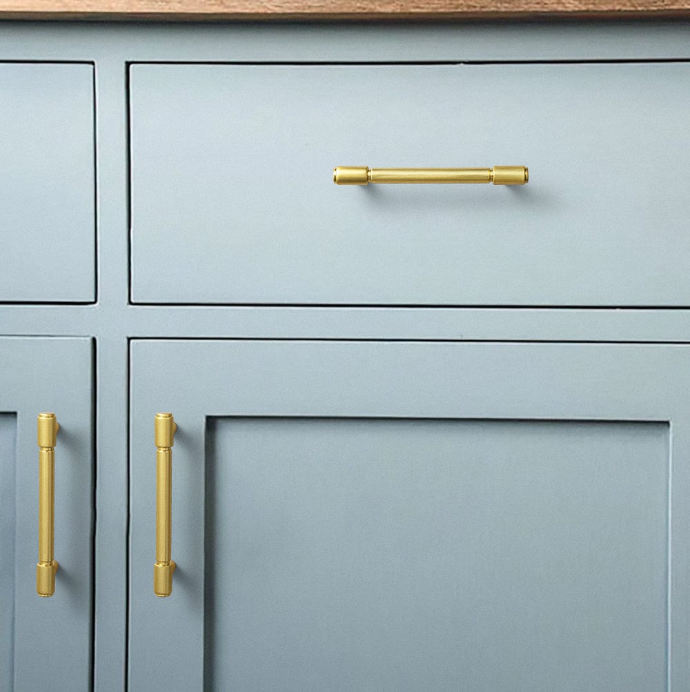 Goo-Ki Retro Bar Handle for Dresser Cupboard Vintage Bronze Ancient Pull