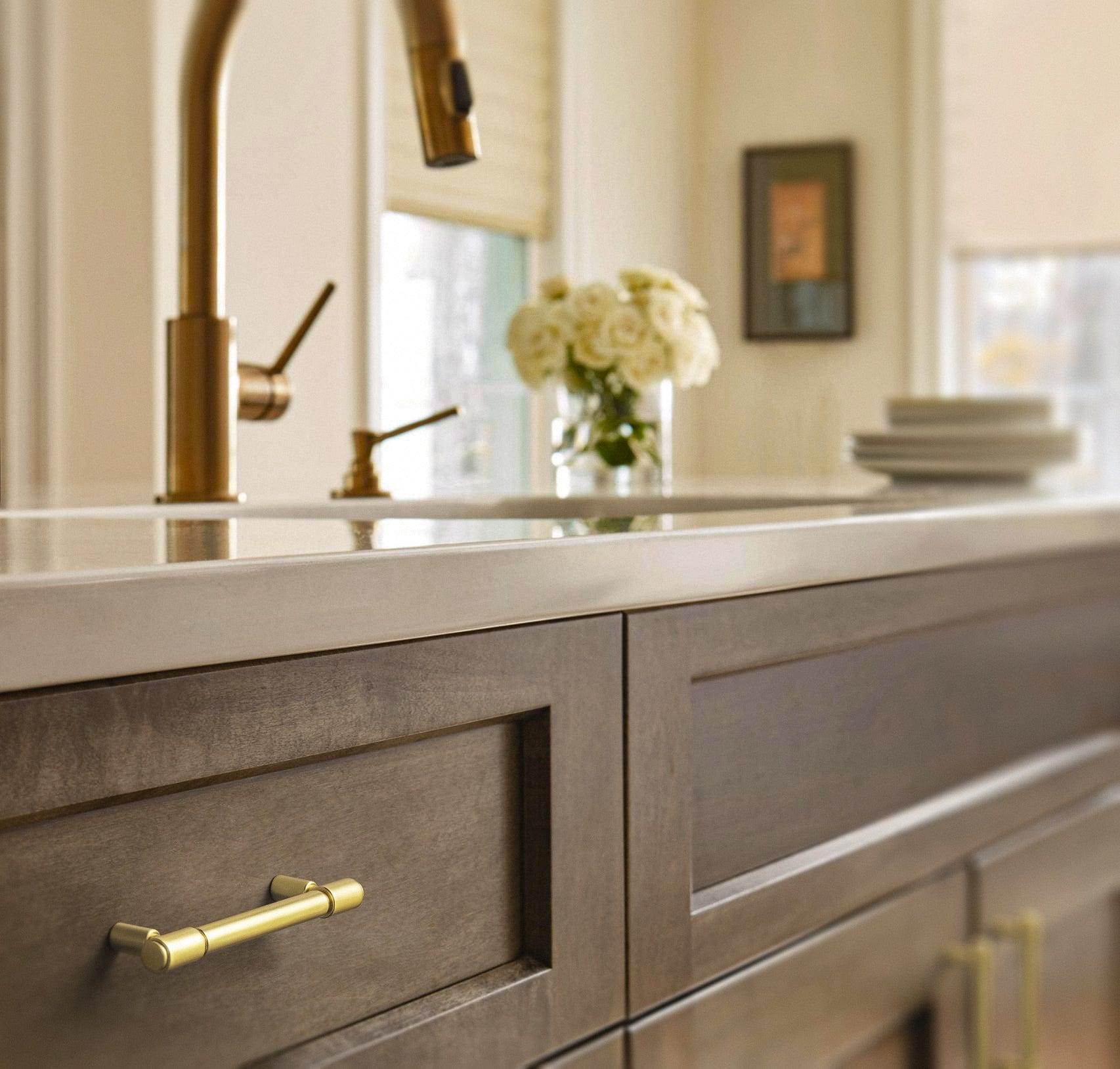 Goo-Ki Retro Bar Handle for Dresser Cupboard Vintage Bronze Ancient Pull