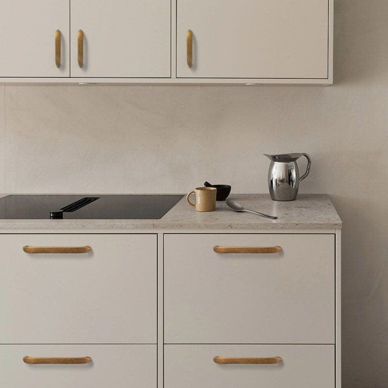 Goo-Ki Retro Brass Cabinet Handles Timeless Drawer Pulls for Classic Furniture Revival