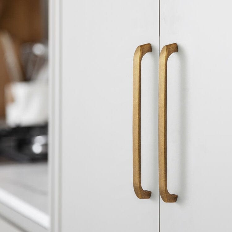 Goo-Ki Retro Brass Cabinet Handles Timeless Drawer Pulls for Classic Furniture Revival