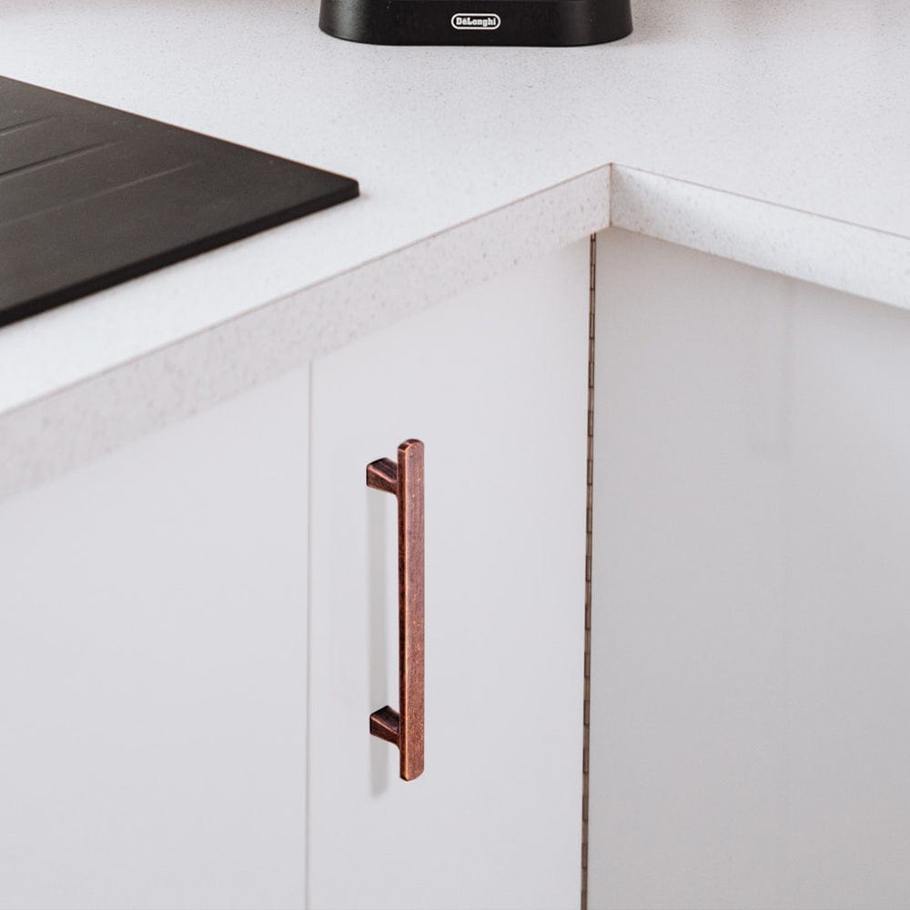 Goo-Ki Retro Brass Long Cabinet Handles Luxury Cabinet Pull Hardware for Kitchen 6 Pack