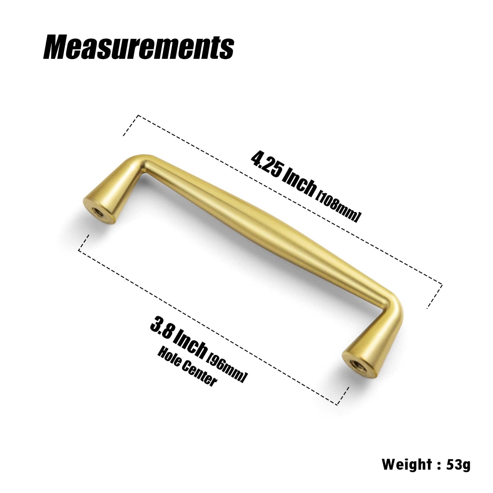 Goo-Ki Retro Cabinet Pulls Luxurious Drawer Pulls for Bedroom Kitchen