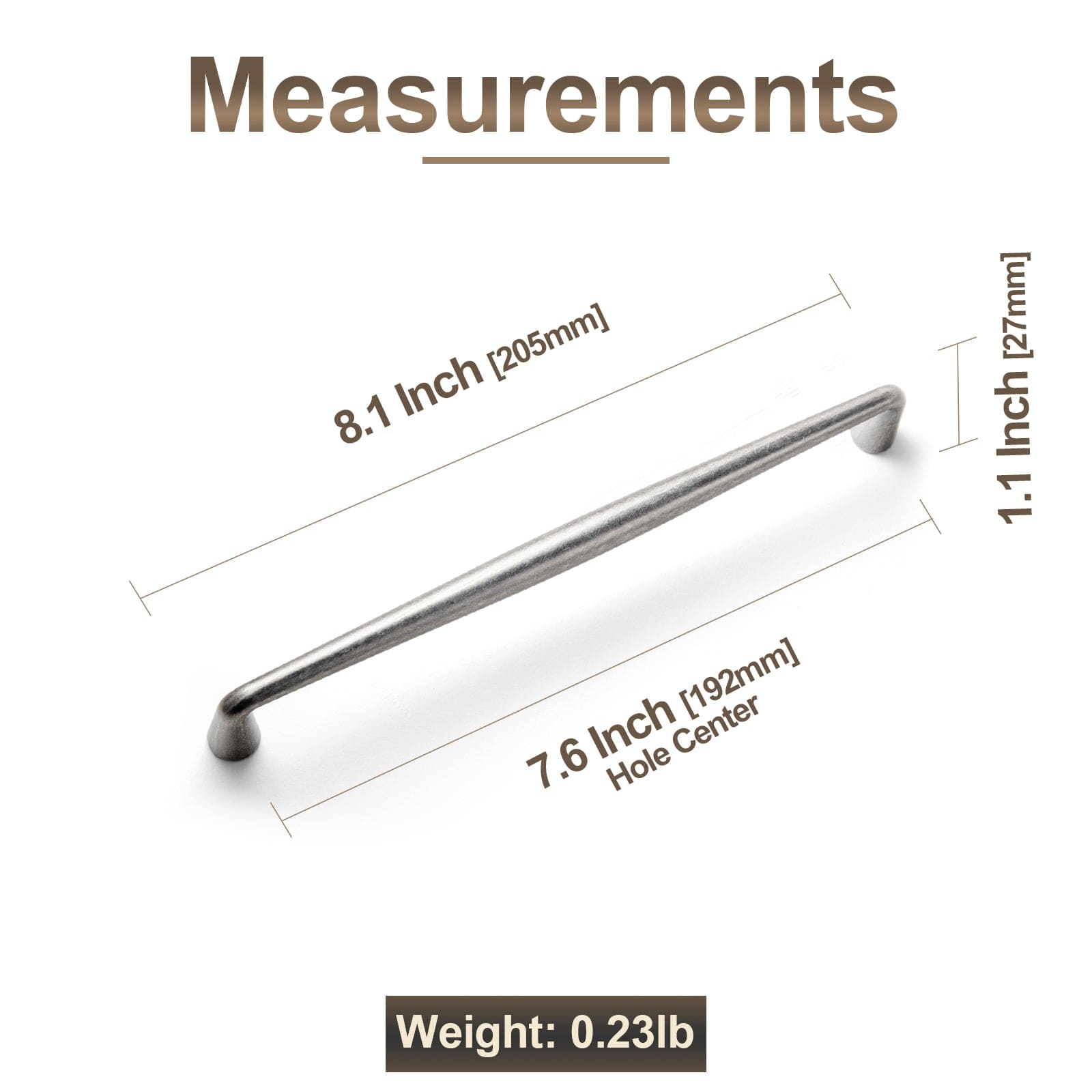 Goo-Ki Retro Cabinet Pulls Luxurious Drawer Pulls for Bedroom Kitchen