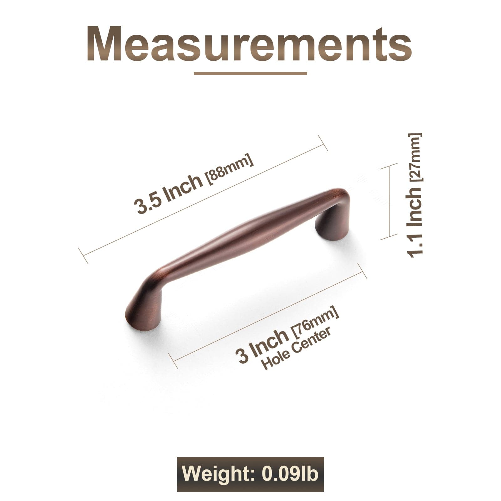 Goo-Ki Retro Cabinet Pulls Luxurious Drawer Pulls for Bedroom Kitchen