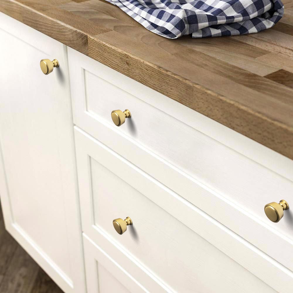 Goo-Ki Retro Drawer Knobs for Dresser Cupboard Solid Zinc Alloy Single Hole Cabinet Hardware