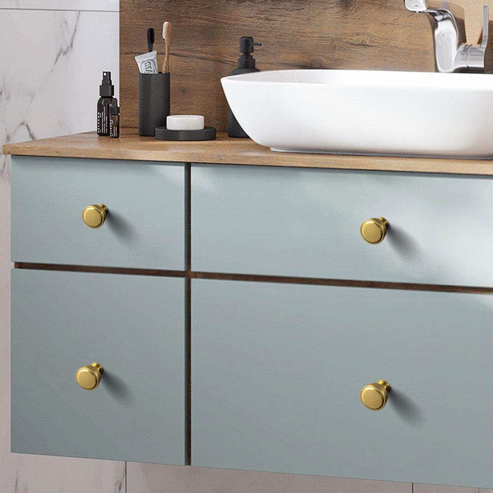 Goo-Ki Retro Drawer Knobs for Dresser Cupboard Solid Zinc Alloy Single Hole Cabinet Hardware