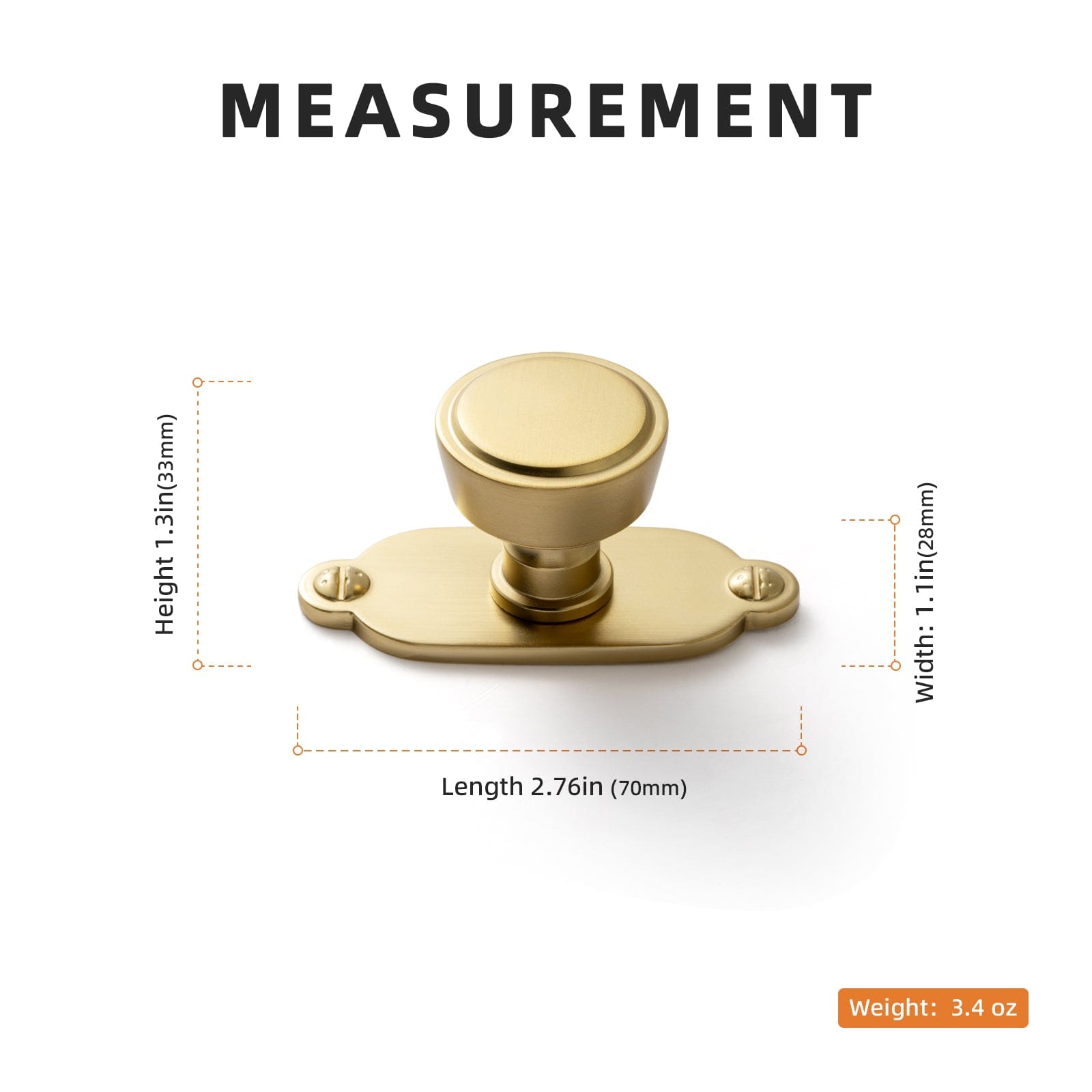 Goo-Ki Retro Drawer Knobs for Dresser Cupboard Solid Zinc Alloy Single Hole Cabinet Hardware