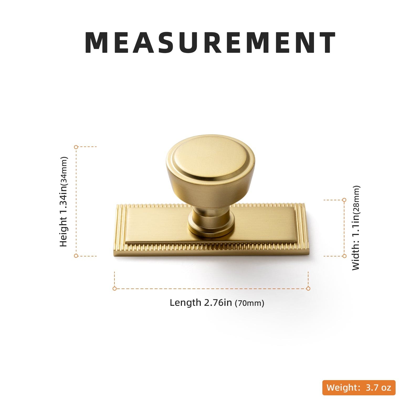 Goo-Ki Retro Drawer Knobs for Dresser Cupboard Solid Zinc Alloy Single Hole Cabinet Hardware