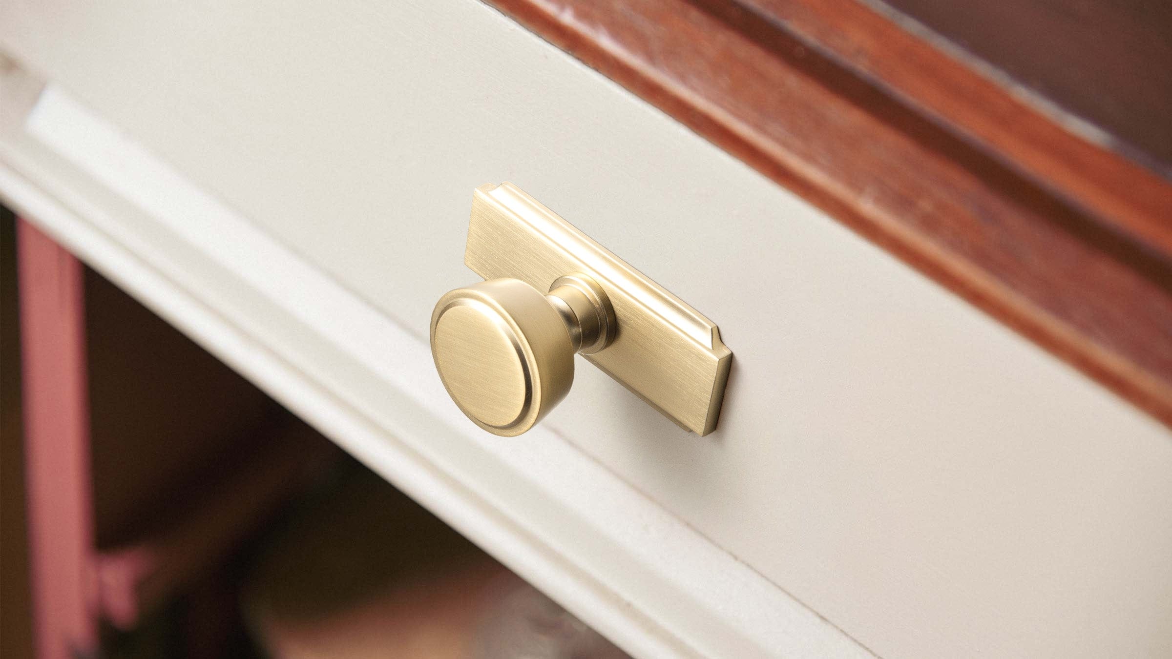 Goo-Ki Retro Drawer Knobs for Dresser Cupboard Solid Zinc Alloy Single Hole Cabinet Hardware