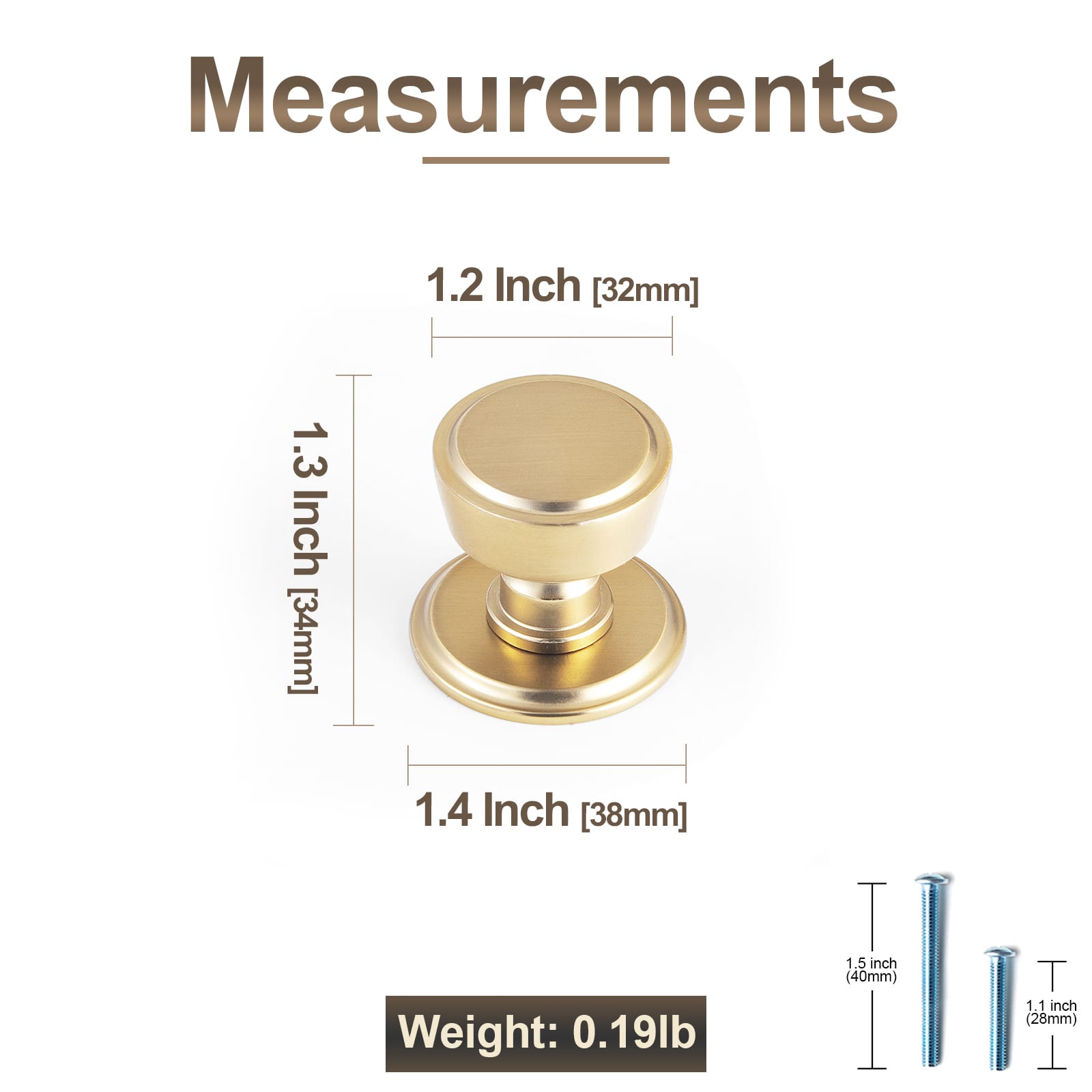 Goo-Ki Retro Drawer Knobs for Dresser Cupboard Solid Zinc Alloy Single Hole Cabinet Hardware