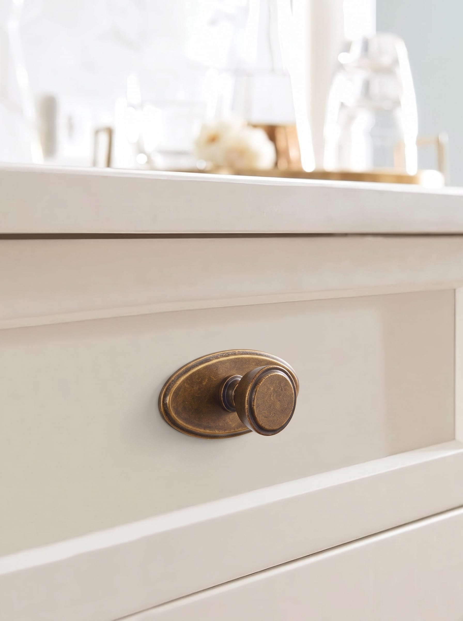 Goo-Ki Retro Drawer Knobs for Dresser Cupboard Solid Zinc Alloy Single Hole Cabinet Hardware