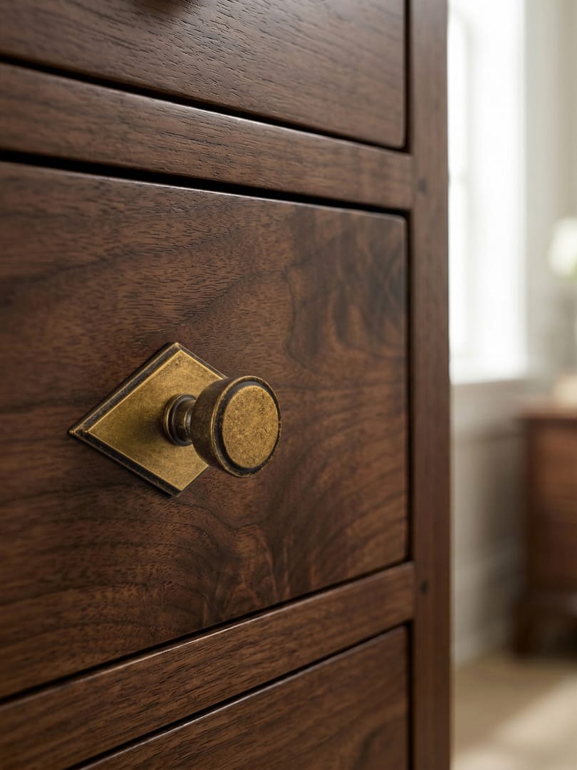 Goo-Ki Retro Drawer Knobs for Dresser Cupboard Solid Zinc Alloy Single Hole Cabinet Hardware