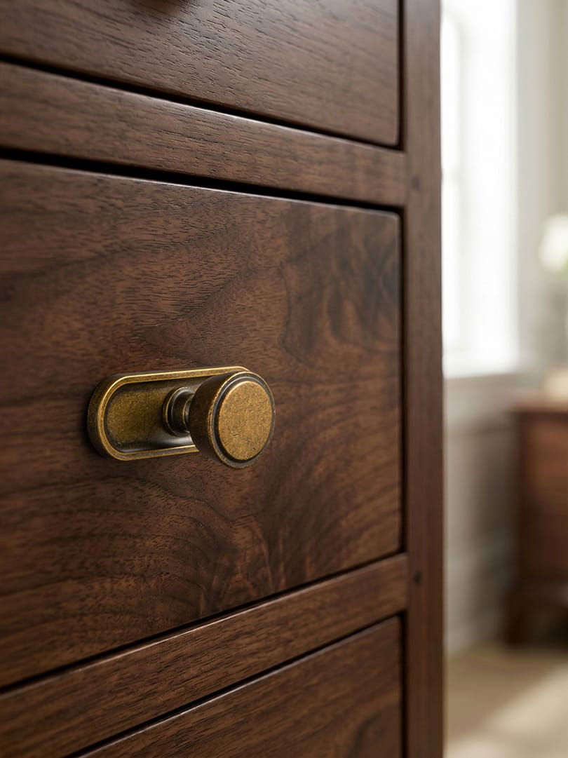 Goo-Ki Retro Drawer Knobs for Dresser Cupboard Solid Zinc Alloy Single Hole Cabinet Hardware