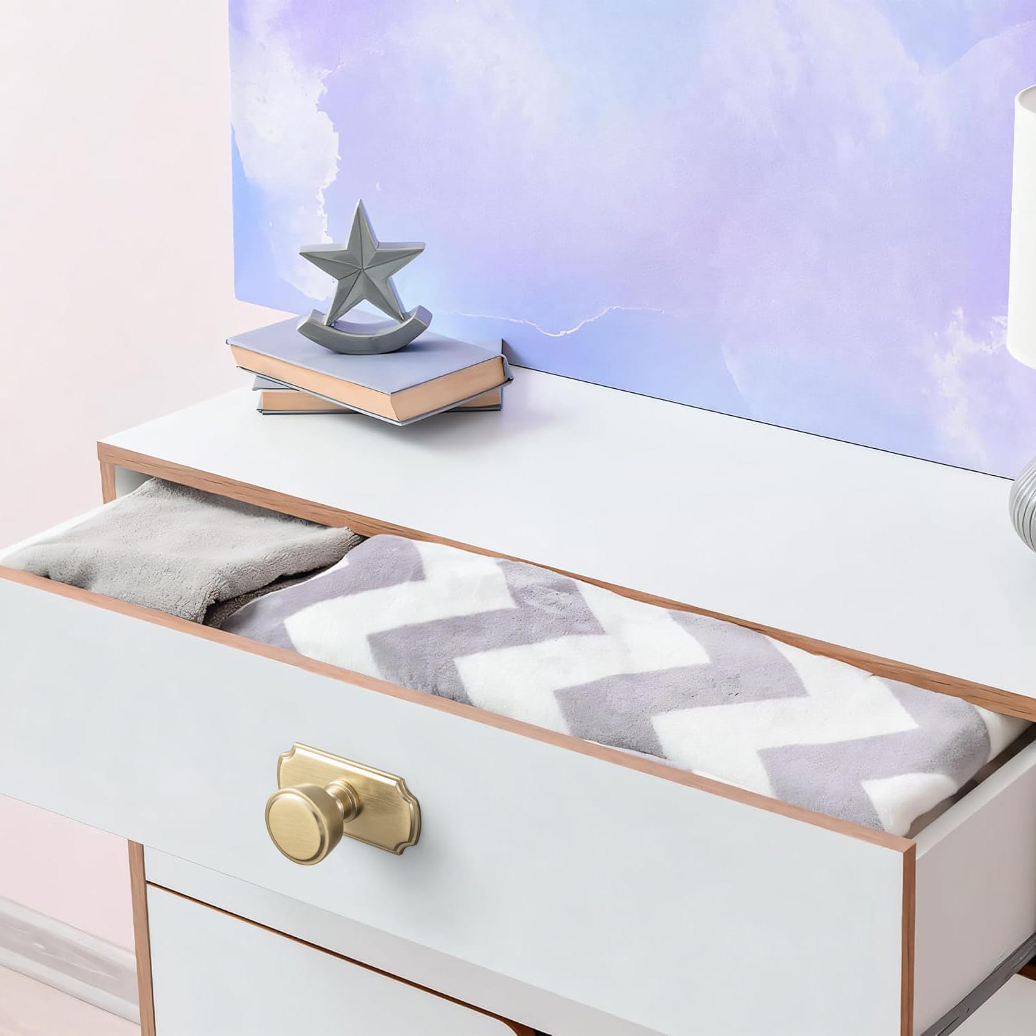 Goo-Ki Retro Drawer Knobs for Dresser Cupboard Solid Zinc Alloy Single Hole Cabinet Hardware
