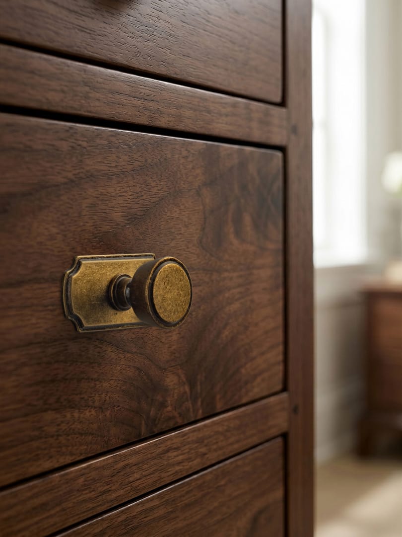 Goo-Ki Retro Drawer Knobs for Dresser Cupboard Solid Zinc Alloy Single Hole Cabinet Hardware