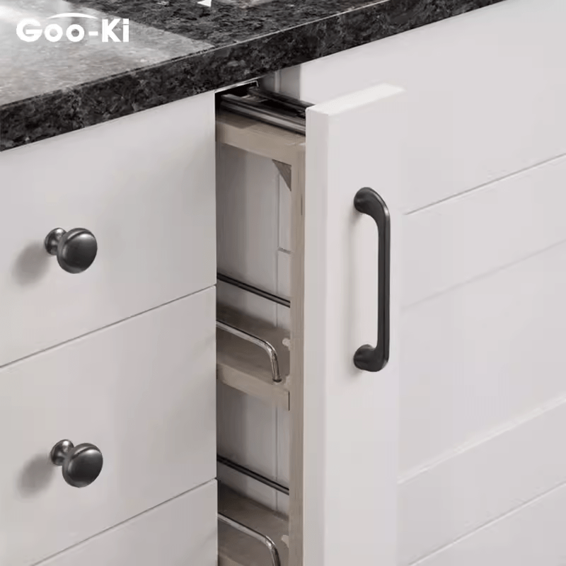 Goo-Ki Retro Drawer Pulls Vintage Hardware Mid-Century Dresser Bar Pulls