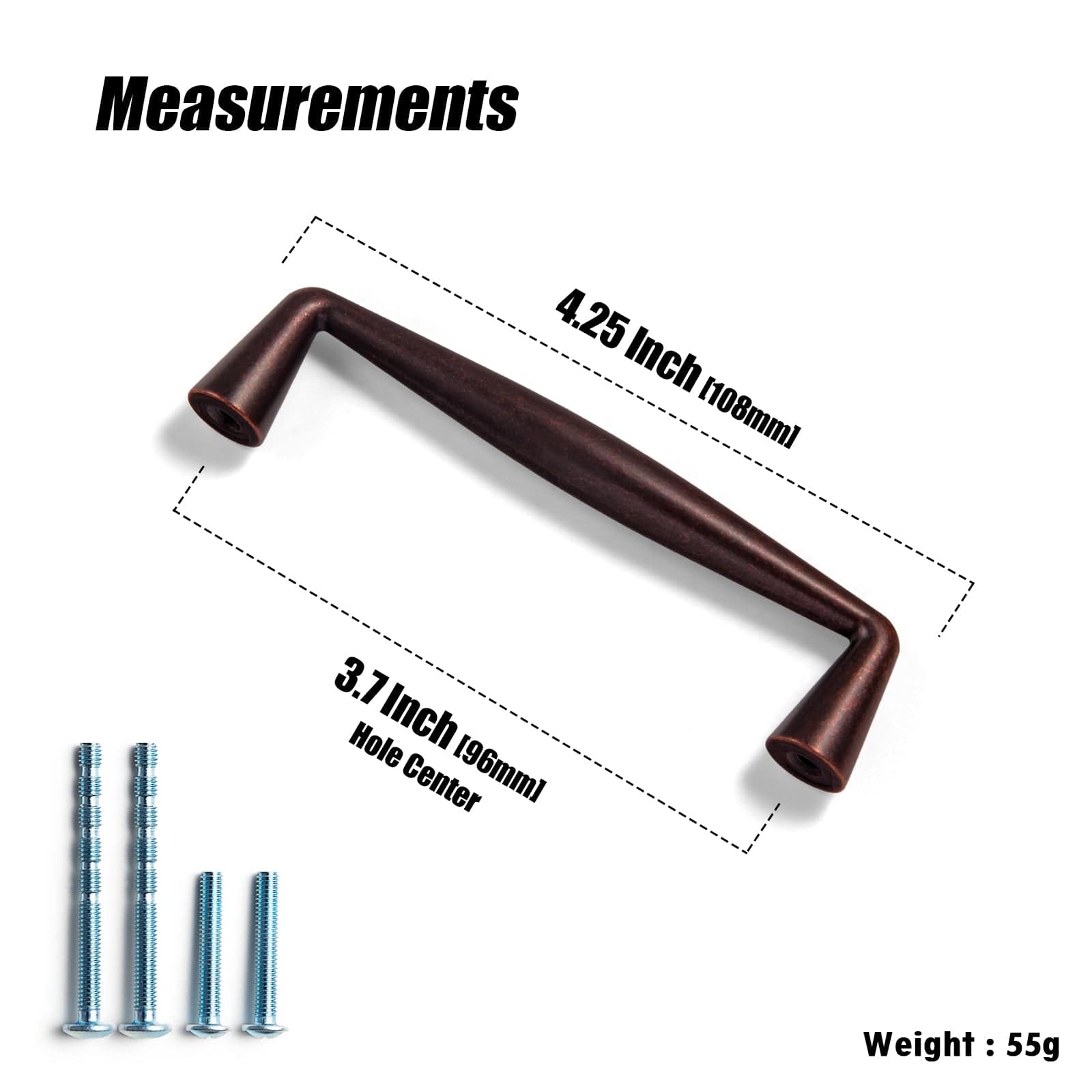 Goo-Ki Retro Durable Cabinet Pulls Luxurious Drawer Pulls for Bedroom Kitchen
