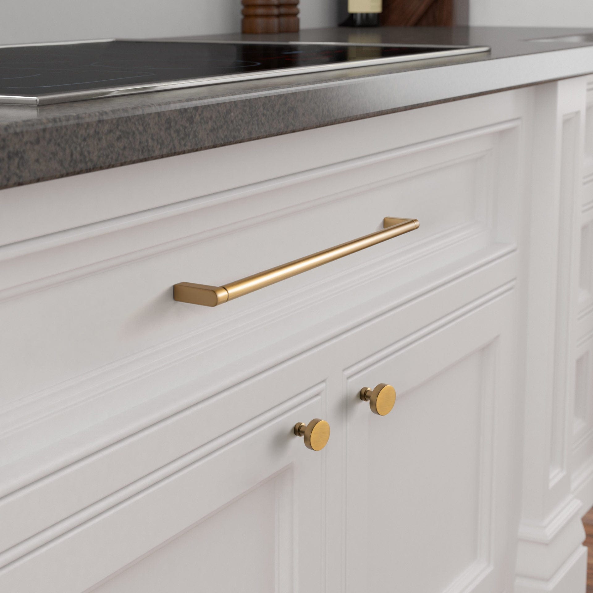 Goo-Ki Retro Vintage Bronze Cabinet Pull Dresser Handles for Cupboard