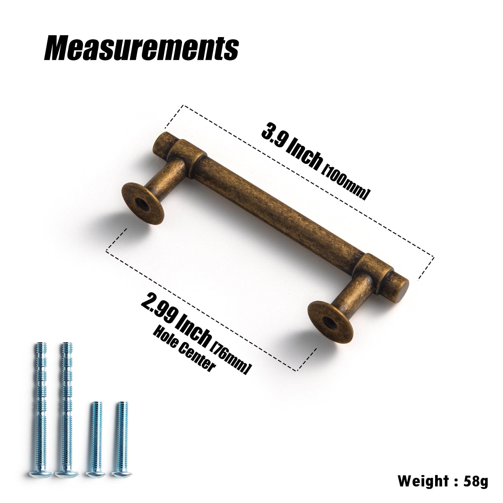 Goo-Ki Retro Zinc Alloy Modern Cabinet Handles Modern Cabinet Pull Hardware