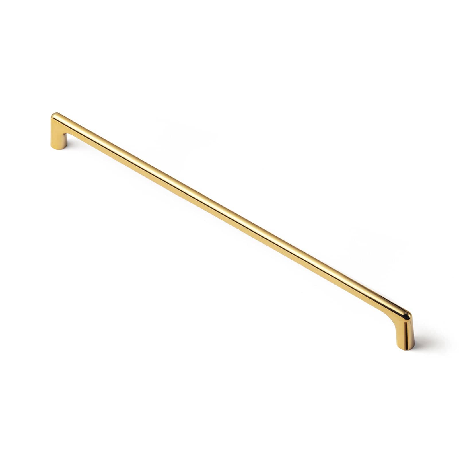 Goo-Ki Rich Gold / 12.6'' Hole Center / 6 Pack Rich Gold Cabinet Pulls – Solid Zinc Alloy Modern Hardware