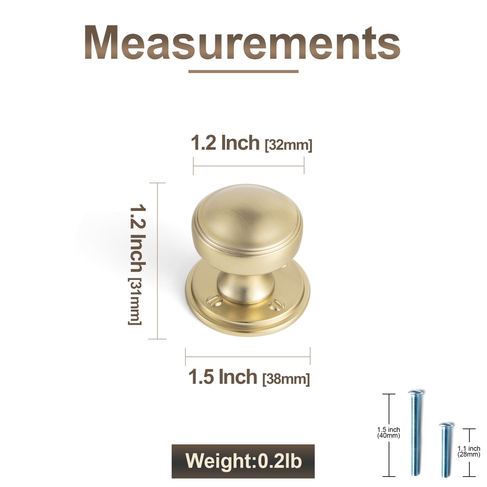 Goo-Ki Ring-Lined Round Dome Cabinet Hardware Zinc Alloy Ball-Shaped Cabinet Knobs