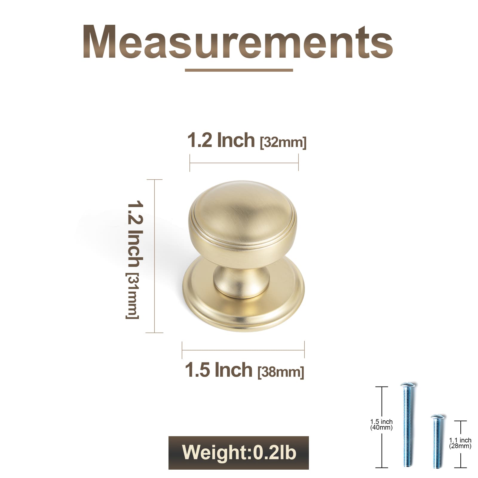Goo-Ki Ring-Lined Round Dome Cabinet Hardware Zinc Alloy Ball-Shaped Cabinet Knobs
