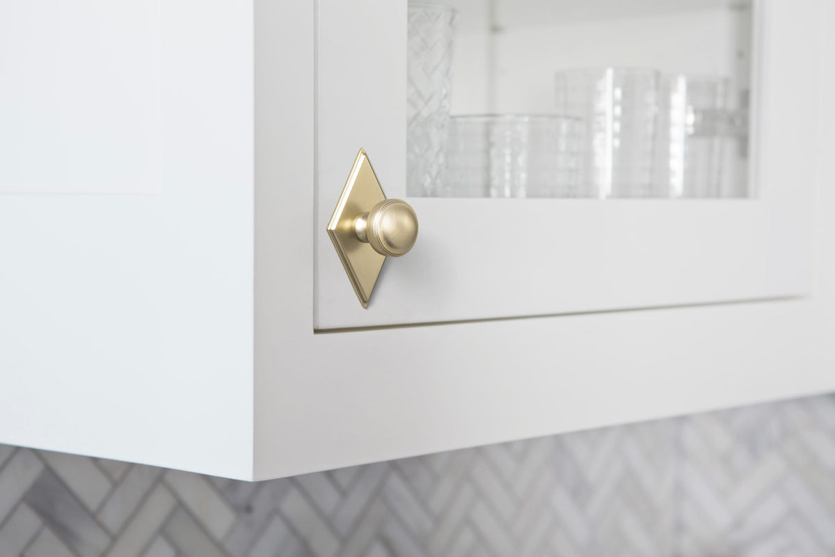 Goo-Ki Ring-Lined Round Dome Cabinet Hardware Zinc Alloy Ball-Shaped Cabinet Knobs