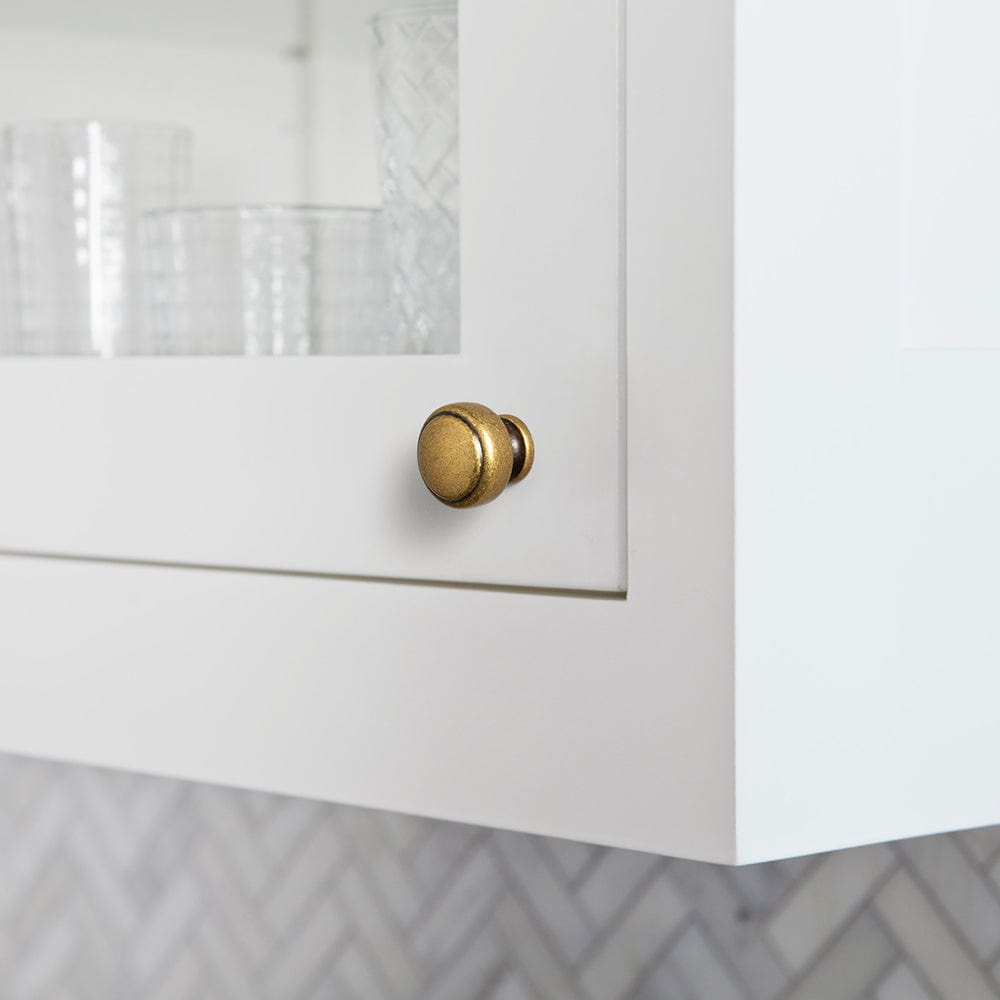 Goo-Ki Round Cabinet Knobs Vintage Furniture Handles Retro Hardware for Kitchen Drawers