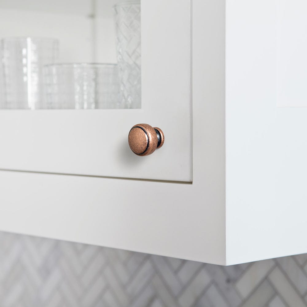Goo-Ki Round Cabinet Knobs Vintage Furniture Handles Retro Hardware for Kitchen Drawers