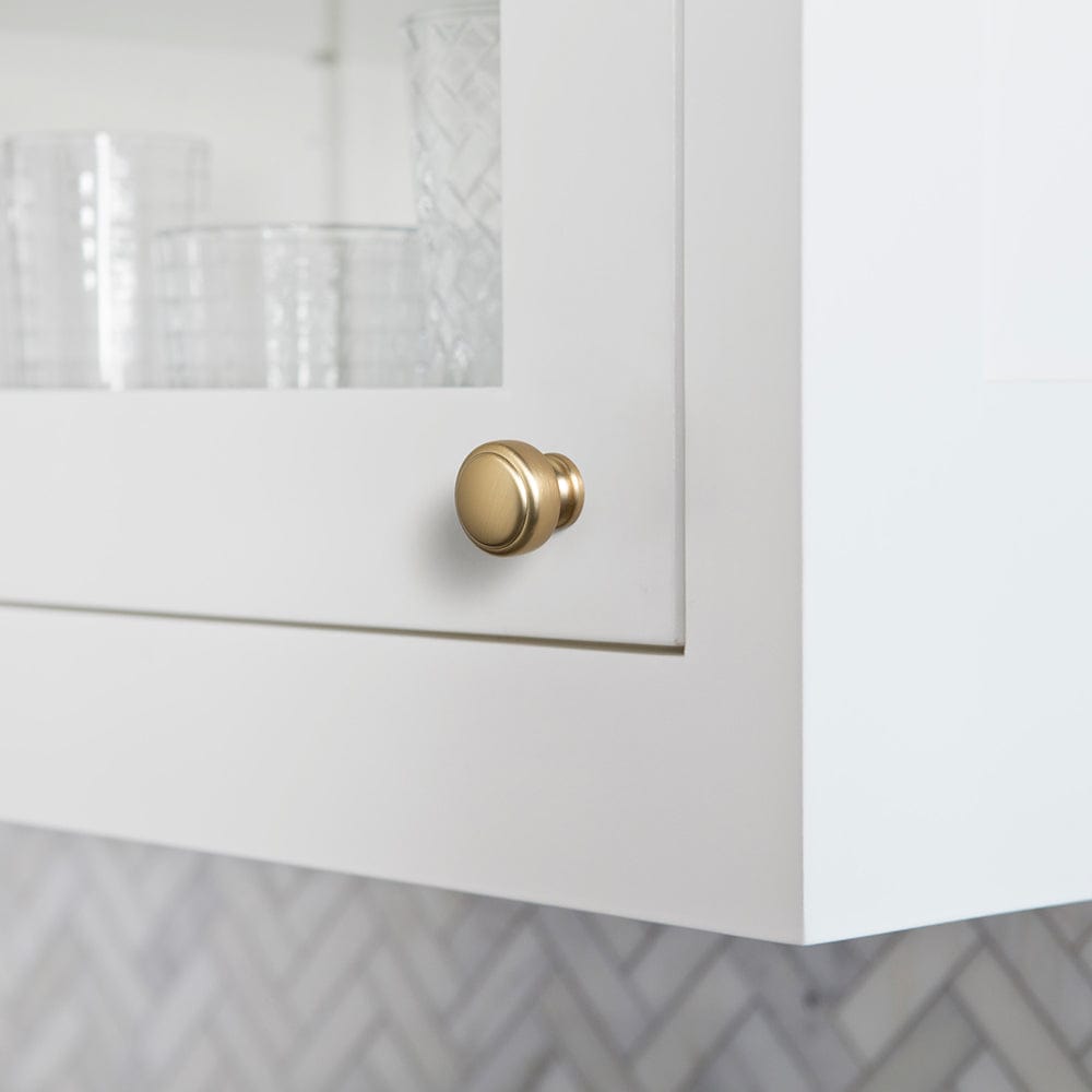 Goo-Ki Round Cabinet Knobs Vintage Furniture Handles Retro Hardware for Kitchen Drawers