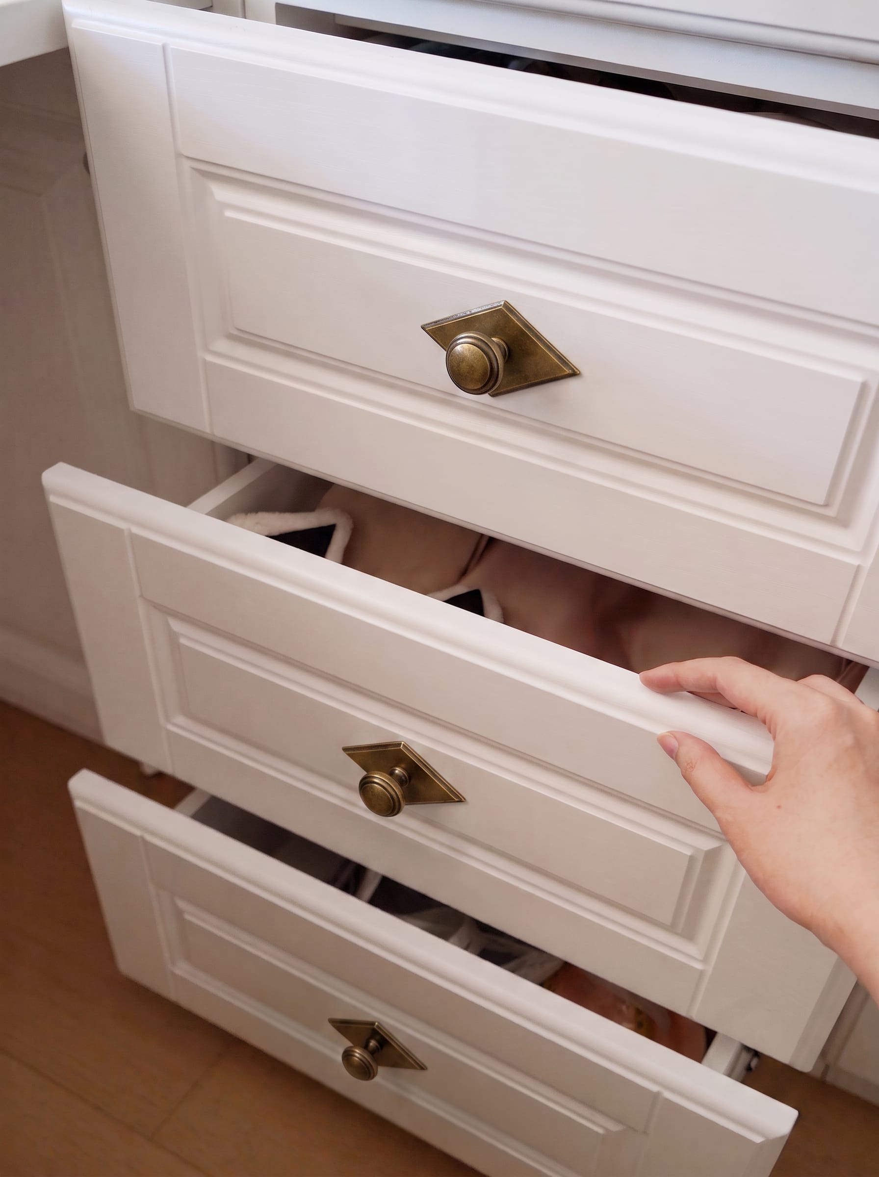 Goo-Ki Round Mushroom Cabinet Knobs, Solid Zinc Alloy Single Hole Drawer Knobs, Vintage Furniture Hardware